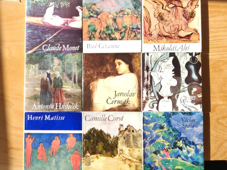 Cézanne, Monet, Matisse, Špála, Aleš, Corot, Braque, Čermák, Hudeček