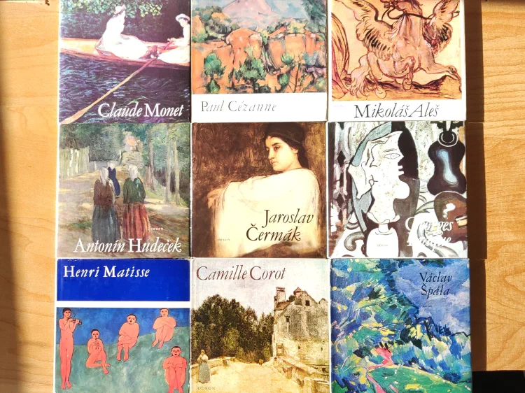 Cézanne, Monet, Matisse, Špála, Aleš, Corot, Braque, Čermák, Hudeček